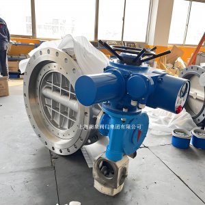 電動(dòng)蝶閥D943H-10C,DN600,PN10，配套電動(dòng)執(zhí)行